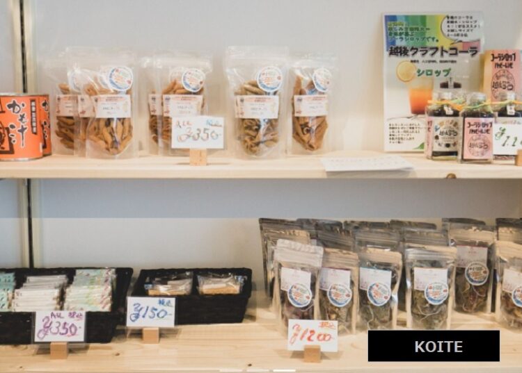 越後クラフトコーラ、マカロニチップス、鯉のぼりモナカが買えるお店　KOITE（こいて）新潟県加茂市穀町