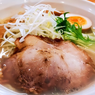 鯛ダシ旨味の塩ラーメン　看板メニュー　だんだん　新潟・燕市南