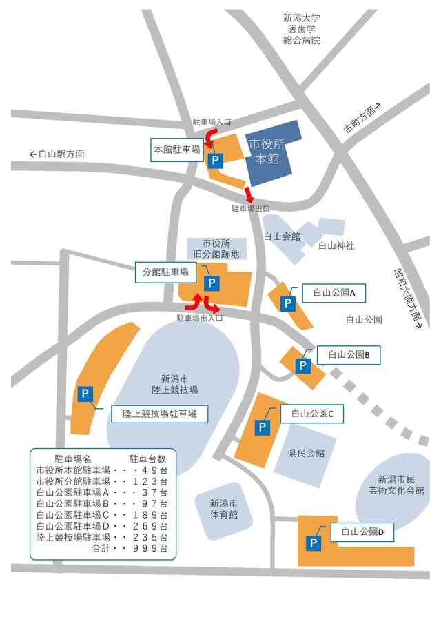 新潟市役所本館付属駐車場「8月1日から閉鎖」