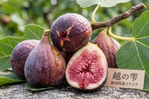 新潟産ブランドいちじく「越の雫」が出荷最盛期（2026年9月7日）
