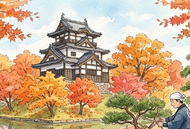 【上越】高田城址公園で冬の準備「冬囲い」が始まる！秋のお散歩とあわせて楽しみたい見どころ
